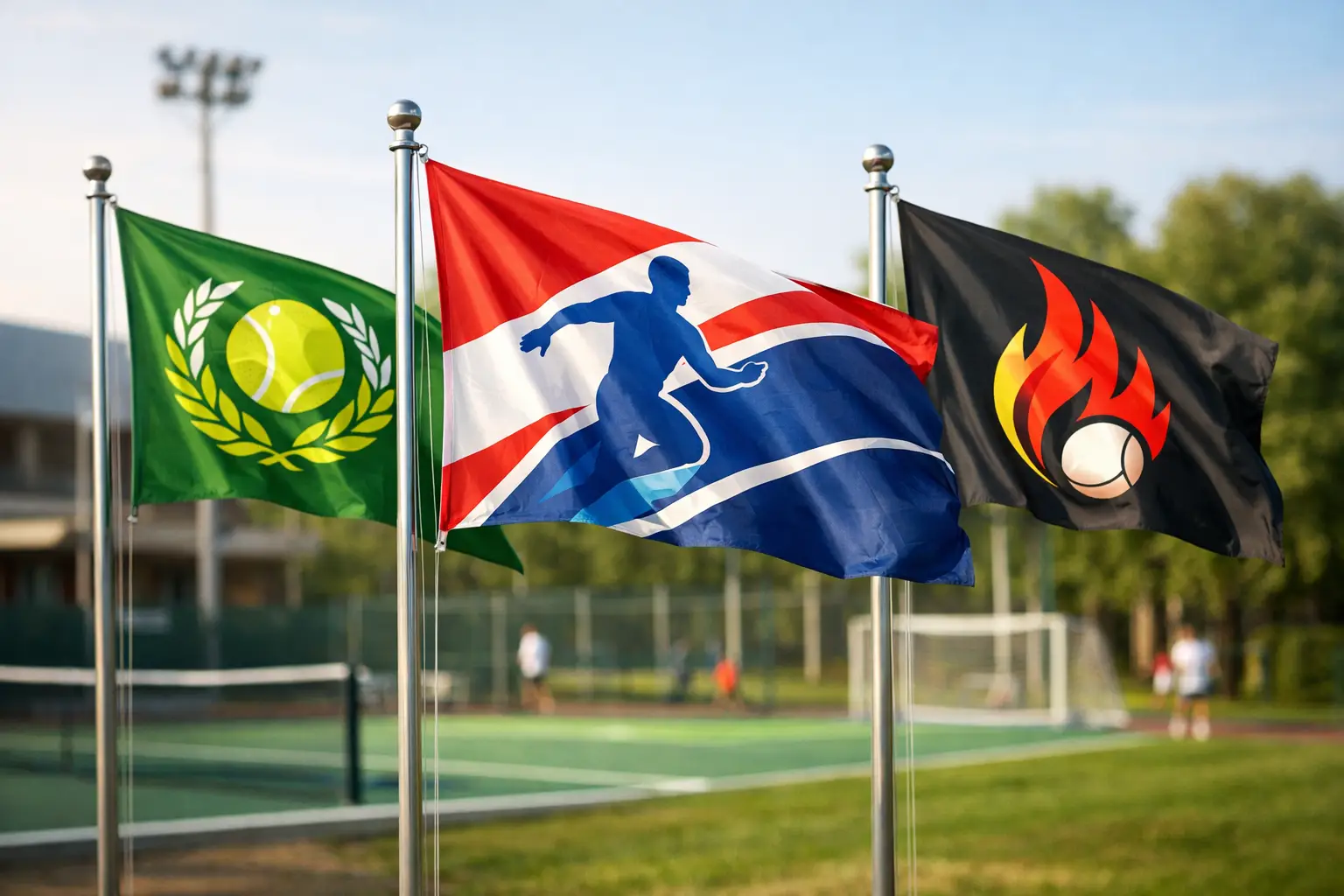 Idee bandiere per circoli sportivi che si notano