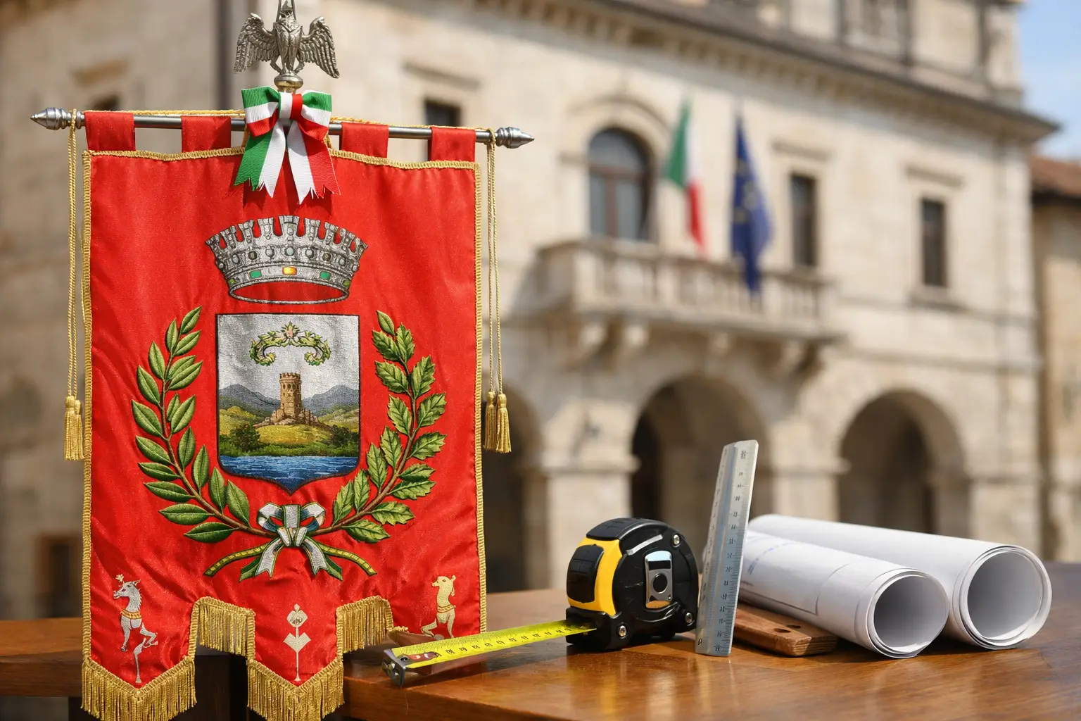 Quale misura per gonfalone comunale scegliere