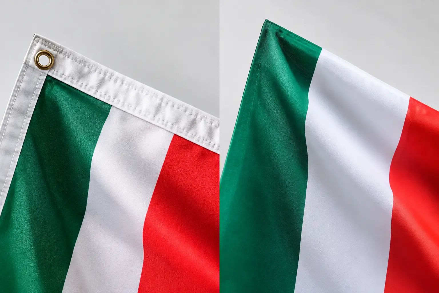 Bandiera cucita oppure stampata: quale conviene?