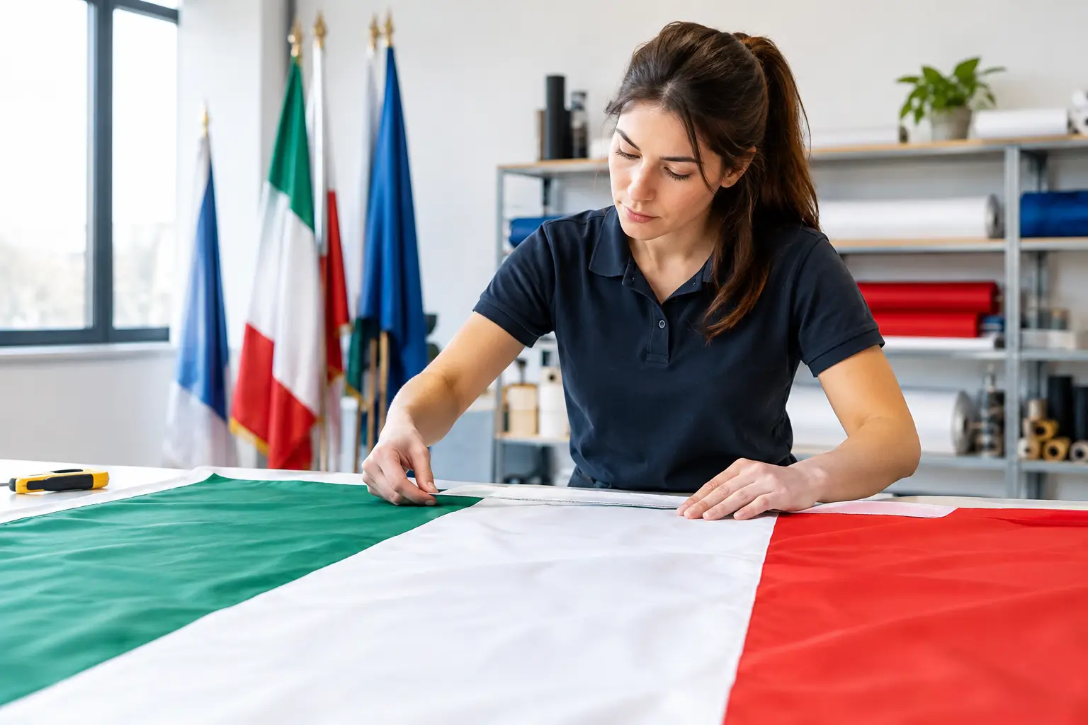 Tempi di produzione delle bandiere su misura